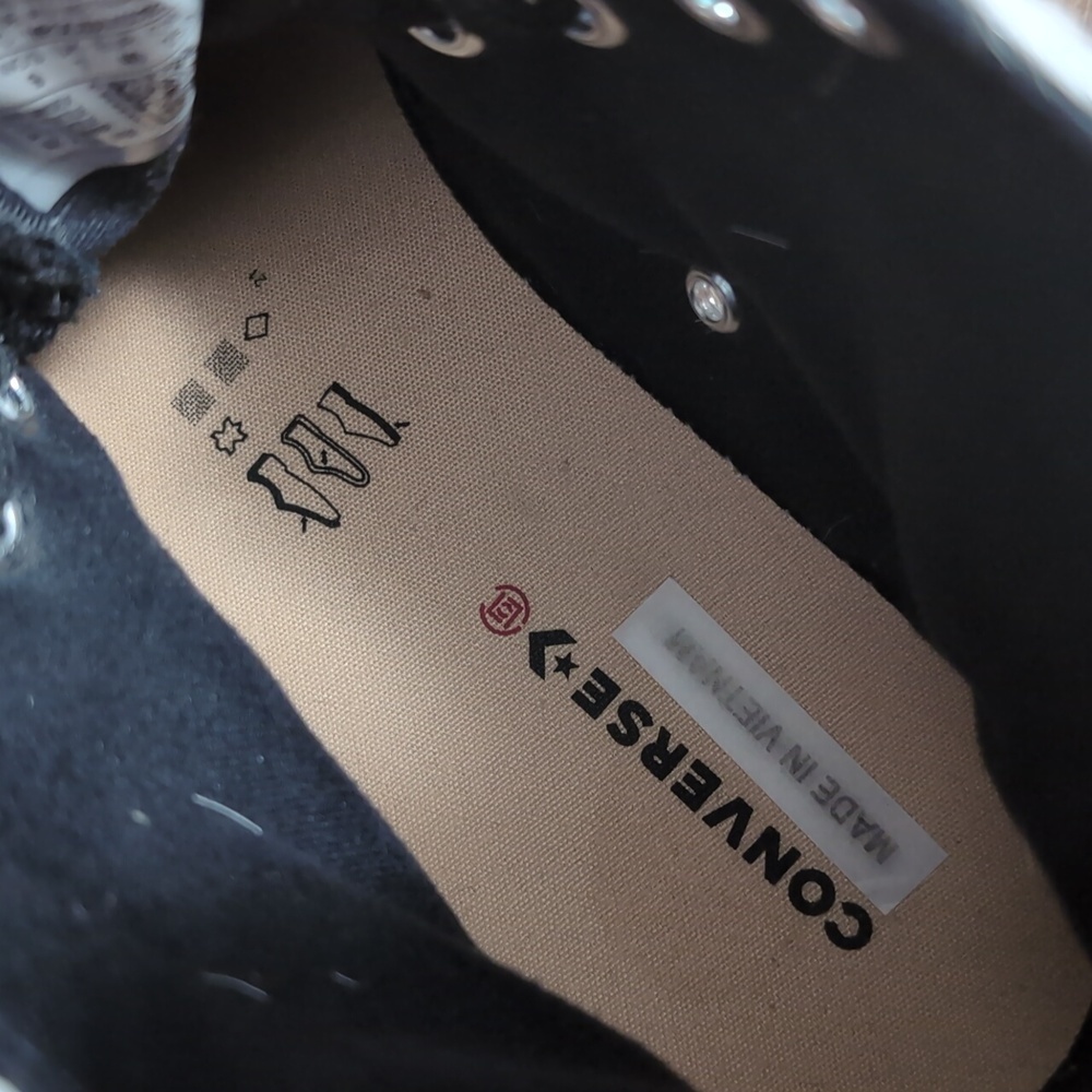 Converse CLOT x Chuck‎ 70 High Giant Panda Shoes Men's 7 Women's 9 Black White - Picture 13 of 14